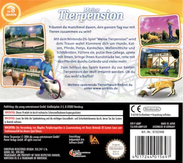 Meine Tierpension (Germany) (En,De) box cover back